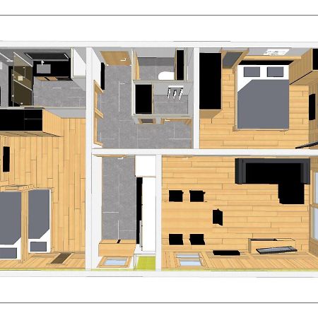 Appartement Familial Au Pied De La Telecabine 4* Saint-Gervais-les-Bains Exterior foto